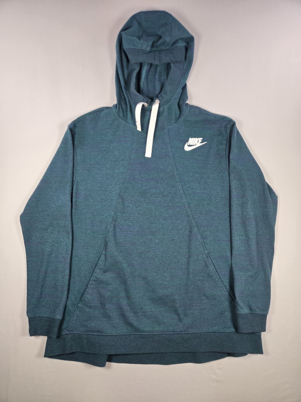 Nike Gym Vintage Pullover Hoodie Teal Red Tag 2017 Size Large